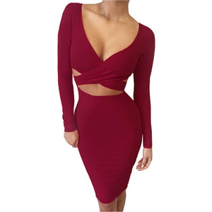 Bandage bodycon party dress